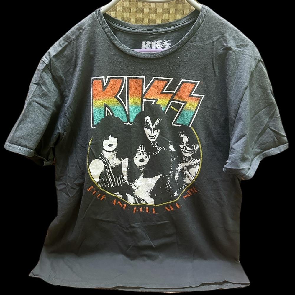 KISS Men’s Graphic T-Shirt - Gray size XL